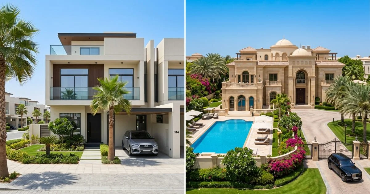 Townhouse vs Villa Dubai